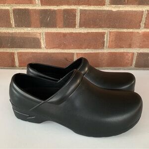 Lite Medical Womens Black Slip On Professional Clogs Size US 8 M